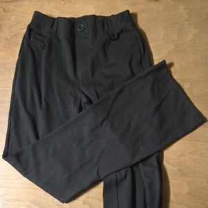 Women's Black Stretch Dress Pants - Classic Straight Fit